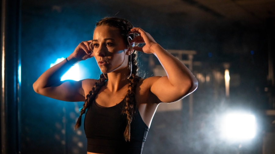 woman in the gym